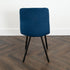 Native Home Lifestyle Squared Navy Blue Dining Chairs (Set Of 2)